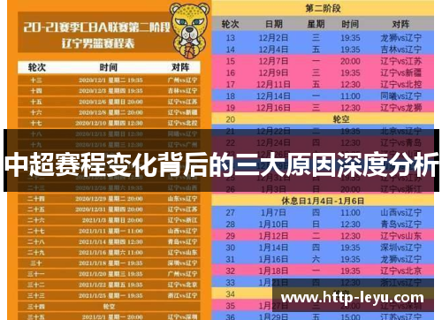 中超赛程变化背后的三大原因深度分析